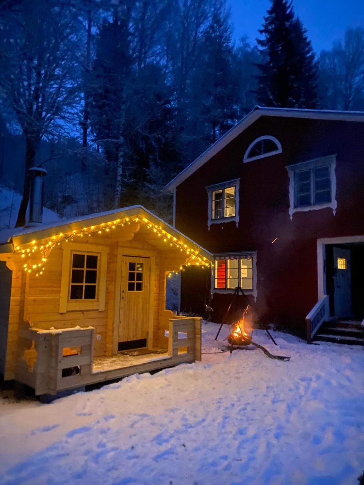 Charmig Villa Med Bastu Och Snabbt Wifi Långav Eksteriør billede