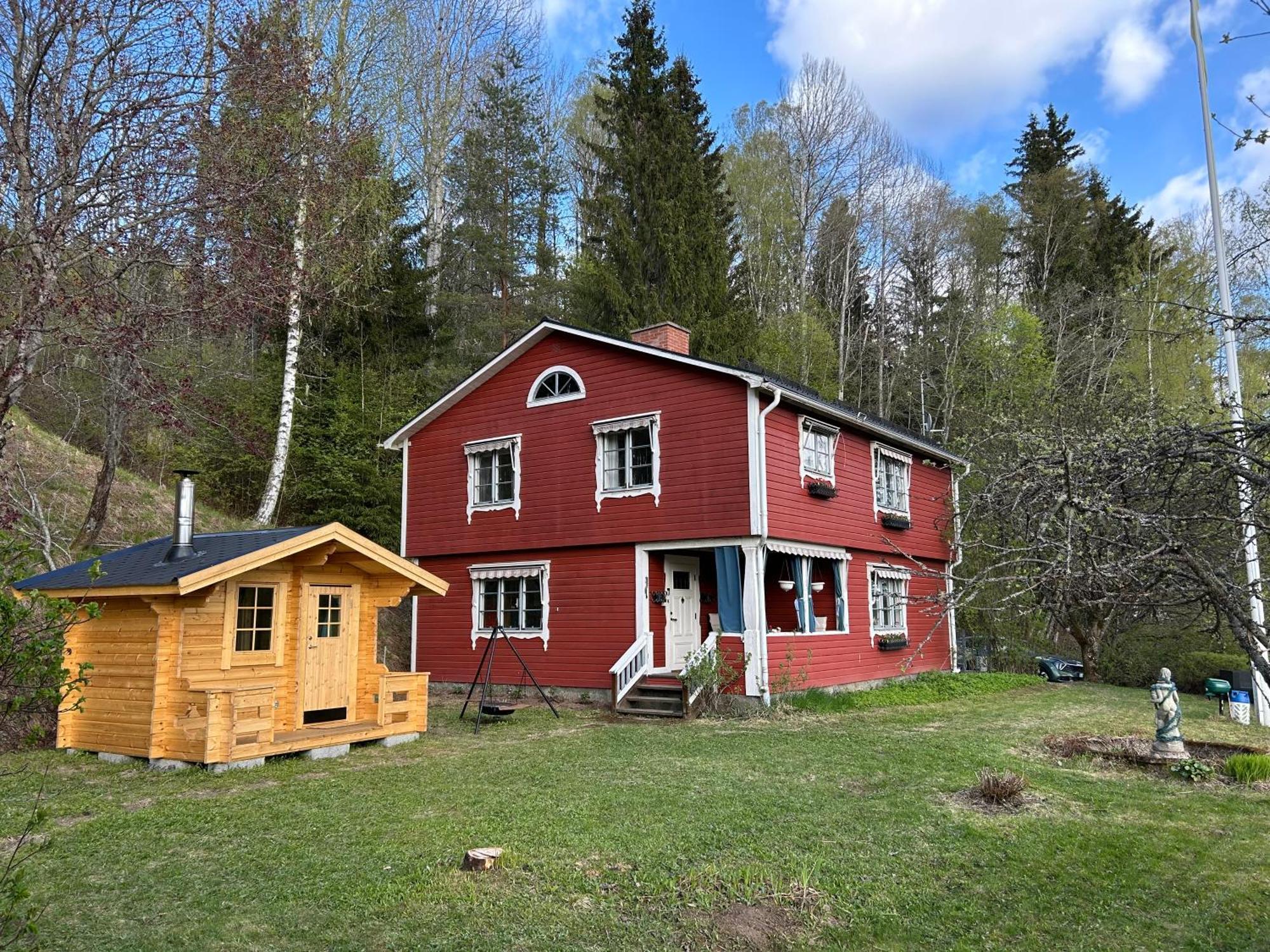 Charmig Villa Med Bastu Och Snabbt Wifi Långav Eksteriør billede